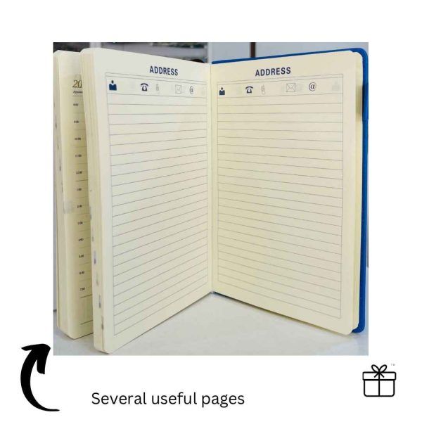Stylish Blue Sleek 2025 Diary Planner - Image 4