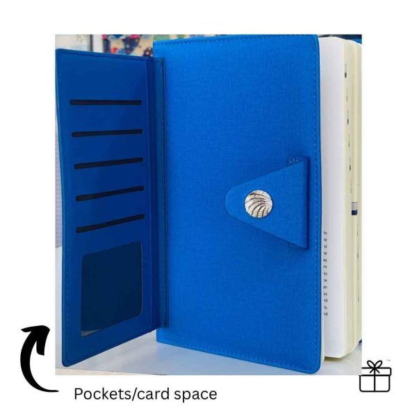 Stylish Blue Sleek 2025 Diary Planner - Image 2