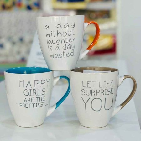 Inspirational Cone-Shaped Mug Set