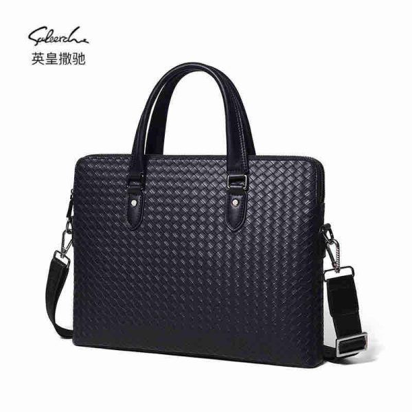 The Windsor Woven Handcrafted Luxe Laptop Bag