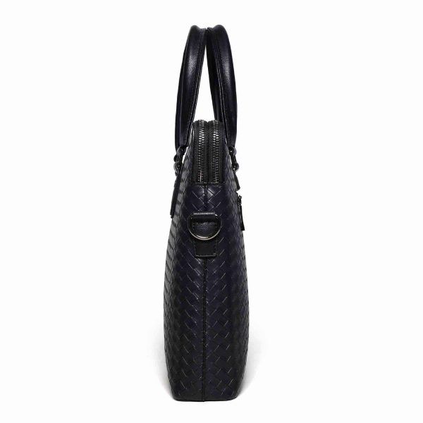 The Windsor Woven Handcrafted Luxe Laptop Bag - Image 3