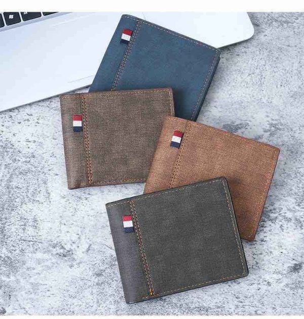 Urban Edge™ Premium Canvas Wallet – Classic Bifold for Men
