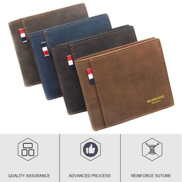 Urban Edge™ Premium Canvas Wallet – Classic Bifold for Men - Image 2