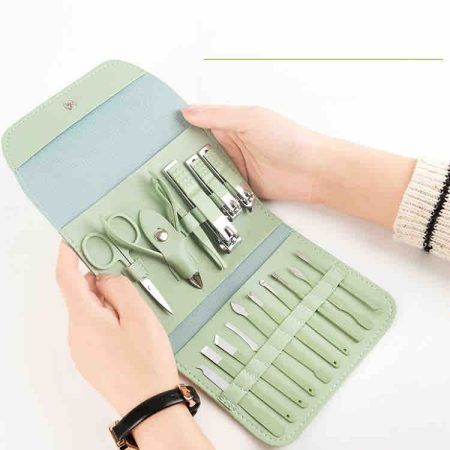 NailEssence 16-Piece Professional Nail Grooming Tool Kit