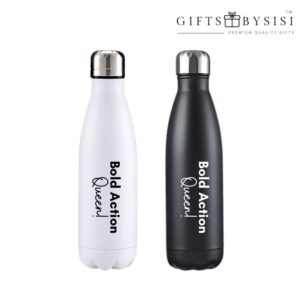 "Bold Action Queen!" Insulated Stainless Steel Water Bottle