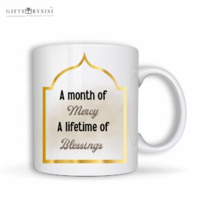 A Month Of Mercy Sublimation White Mug