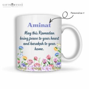 Personalized Muslim Themed White Sublimation Mug