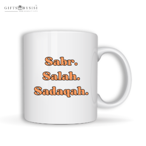 Sabr Islamic Themed Sublimation White Mug