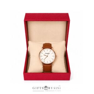 Sunlifex Heritage Leather Watch – Classic Men’s Wristwatch Gift