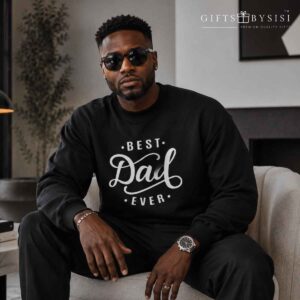 Best Dad Ever Cotton Sweatshirt Gift Box