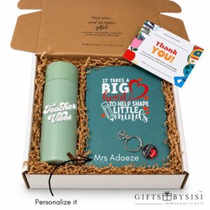 Teacher Vibes Personalized Gift Box