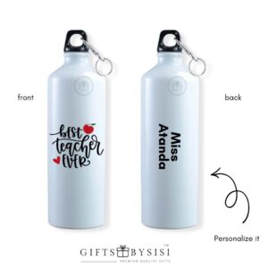 500ml Personalized Teacher Appreciation Stainless Steel Water Bottle